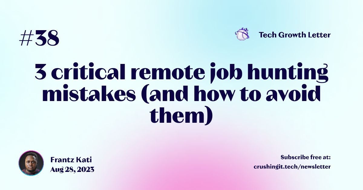 3 critical remote job hunting mistakes (and how to avoid them)